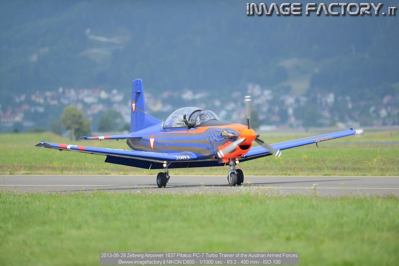 2013-06-29 Zeltweg Airpower 1637 Pilatus PC-7 Turbo Trainer of the Austrian Armed Forces.jpg